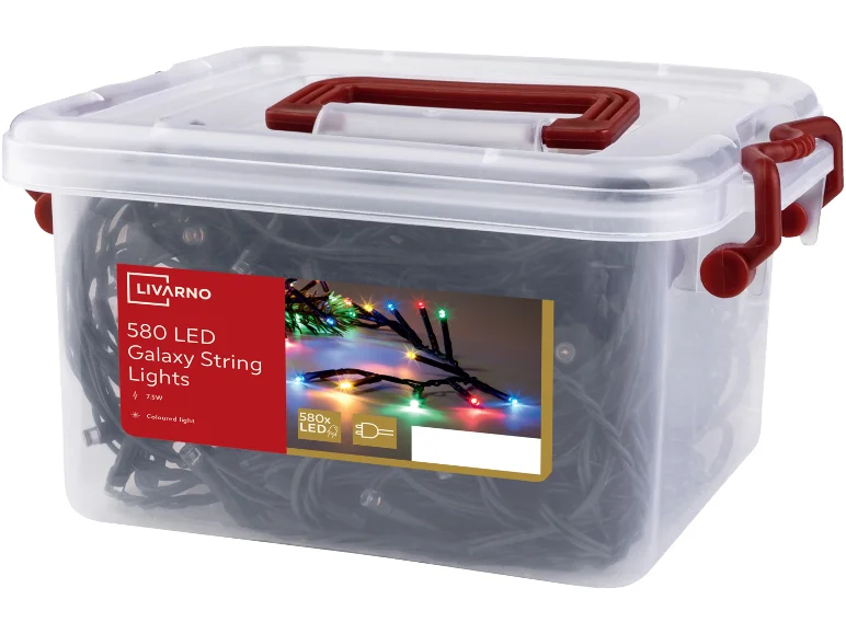 Corrente de Luzes 580 LEDs 7,5 W