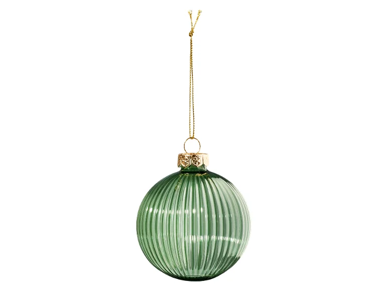 Conjunto de Bolas de Natal em Vidro