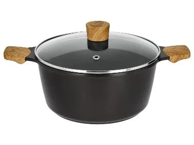 Garnek z odlewu aluminium z pokrywką, Ø 24 cm