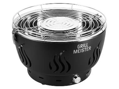 Grill stołowy na węgiel drzewny z aktywną wentylacją