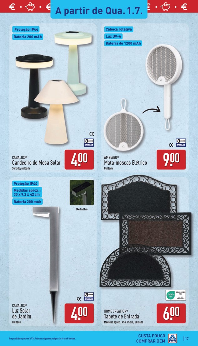 Candeeiro de Mesa Solar